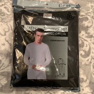 Men thermal set. NWT in sealed bag. XL